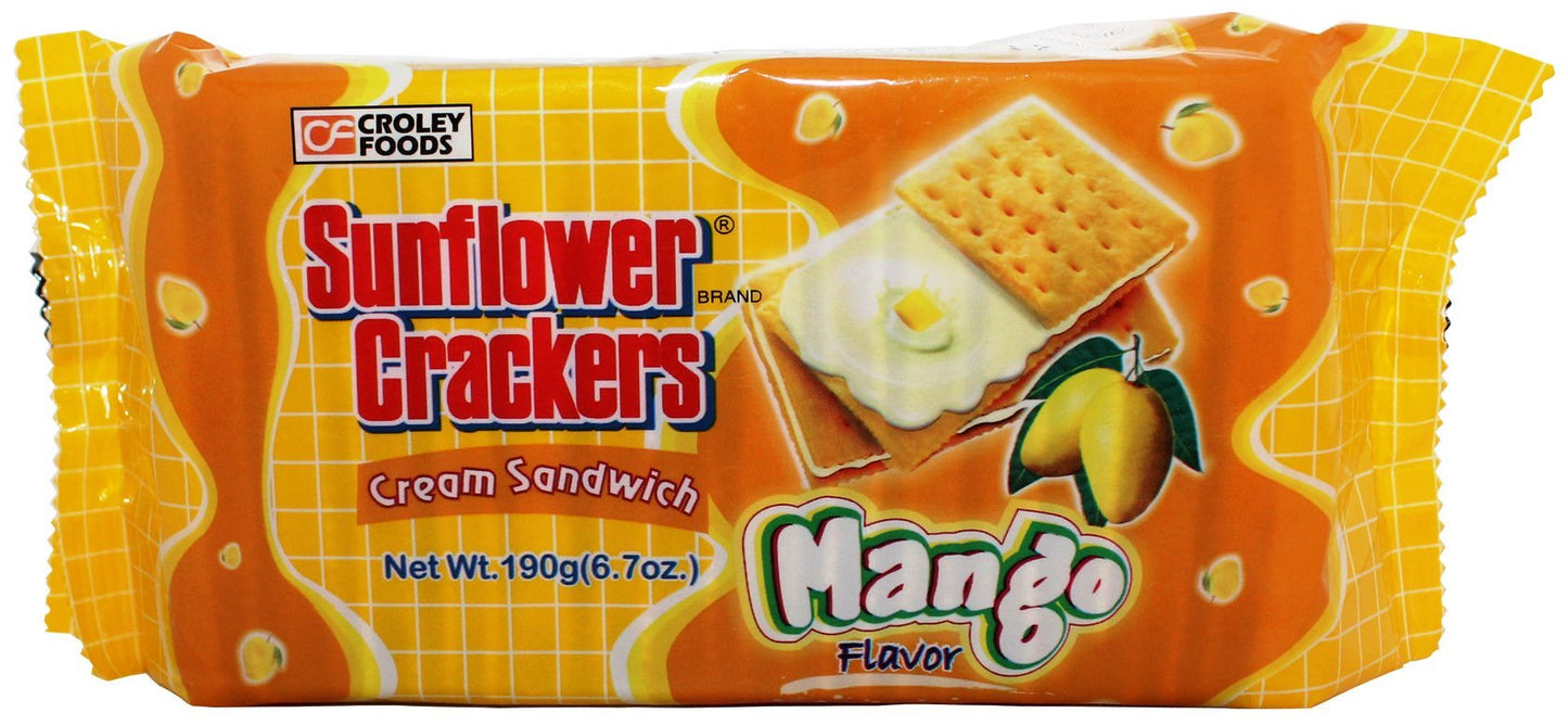 SUNFLOWER CRACKERS CREAM SANDWICH MANGO