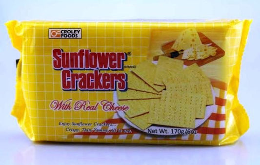 SUNFLOWER CRACKERS W/ REAL CHEESE