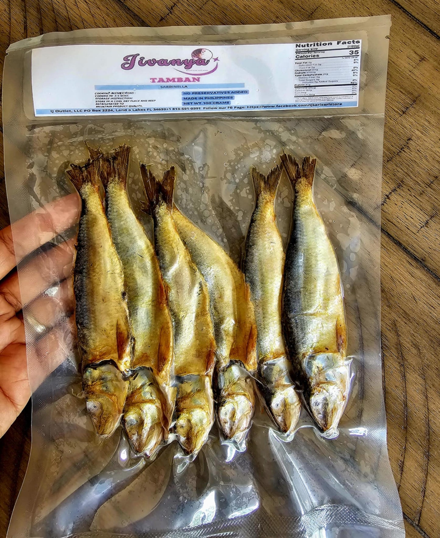 Dried Tamban - Sardinella - 100/250 grams - 3.5/8.8 oz