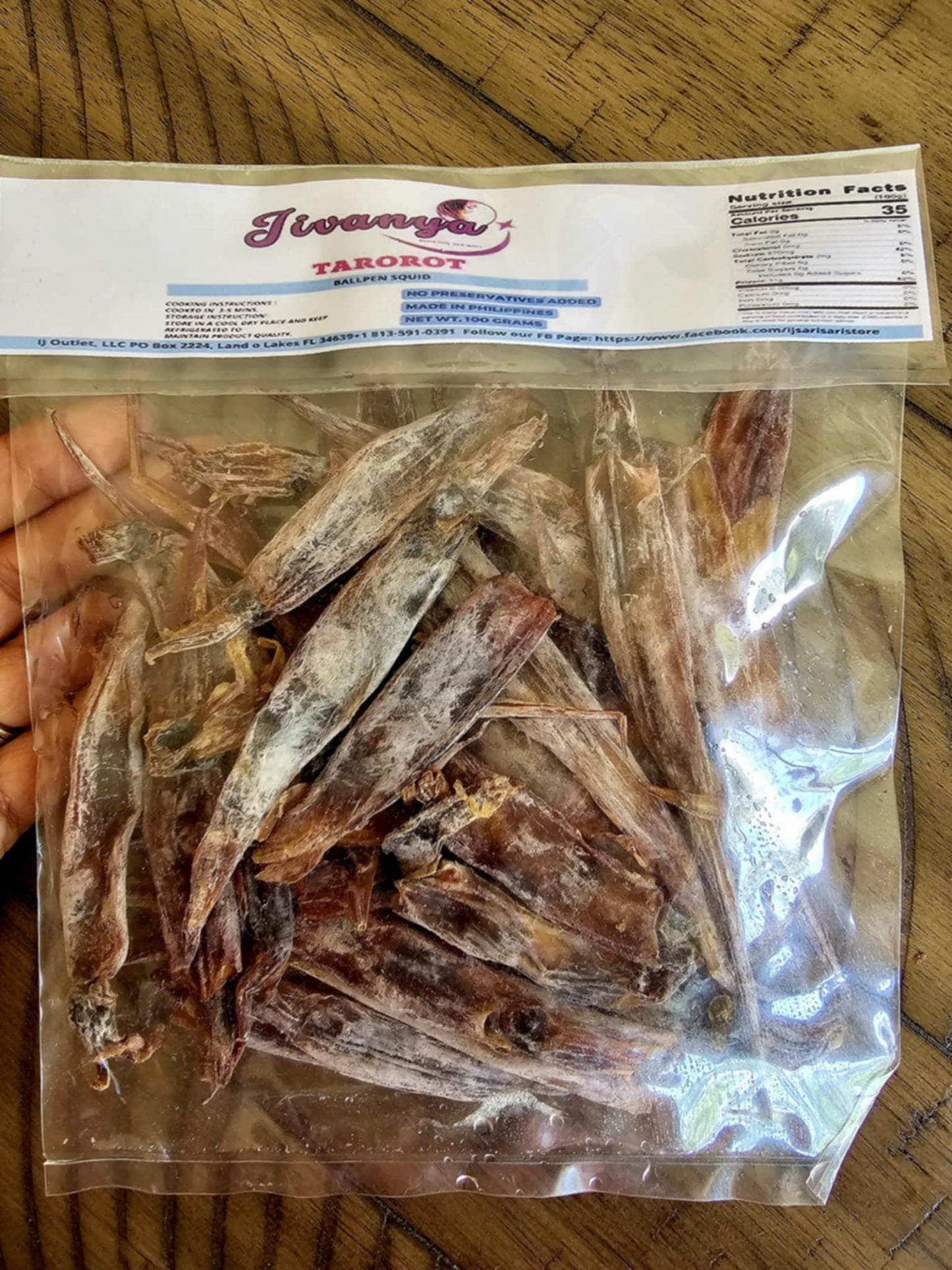 Dried Tarorot - Ballpen Squid - 100/250 grams - 3.5/8.8 oz